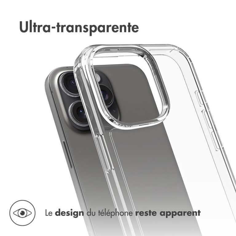 Accezz Xtreme Impact Backcover Apple iPhone 16 Pro Max - Transparant - Afbeelding 8