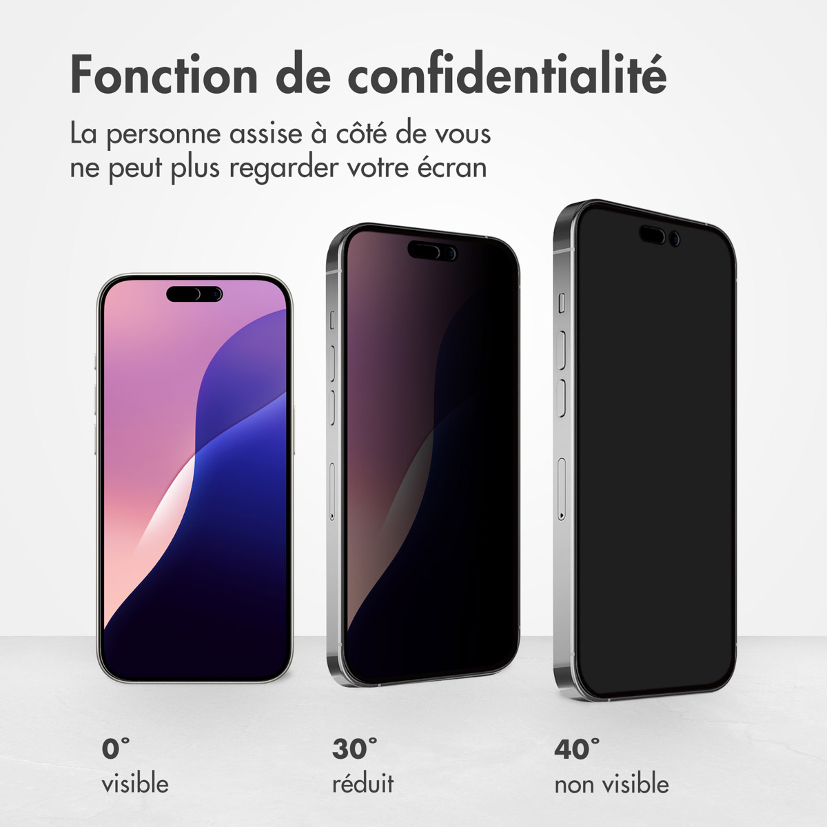 Accezz Gehard Glas Privacy Screenprotector Apple iPhone 16 Pro Max / 17 Pro Max - Afbeelding 5