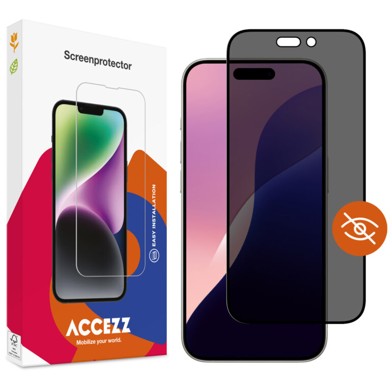 Accezz Gehard Glas Privacy Screenprotector Apple iPhone 16 Pro Max - Afbeelding 7
