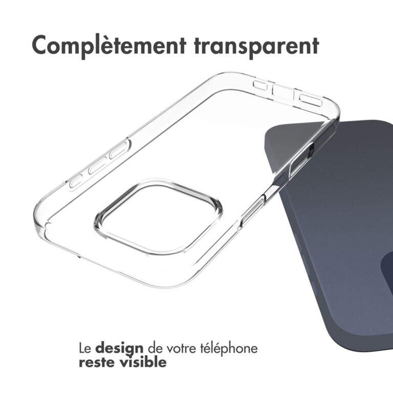 Accezz Clear Backcover Apple iPhone 16 Pro - Transparant - Afbeelding 7