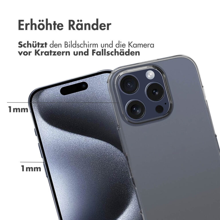 Accezz Clear Backcover Apple iPhone 16 Pro - Transparant - Afbeelding 9