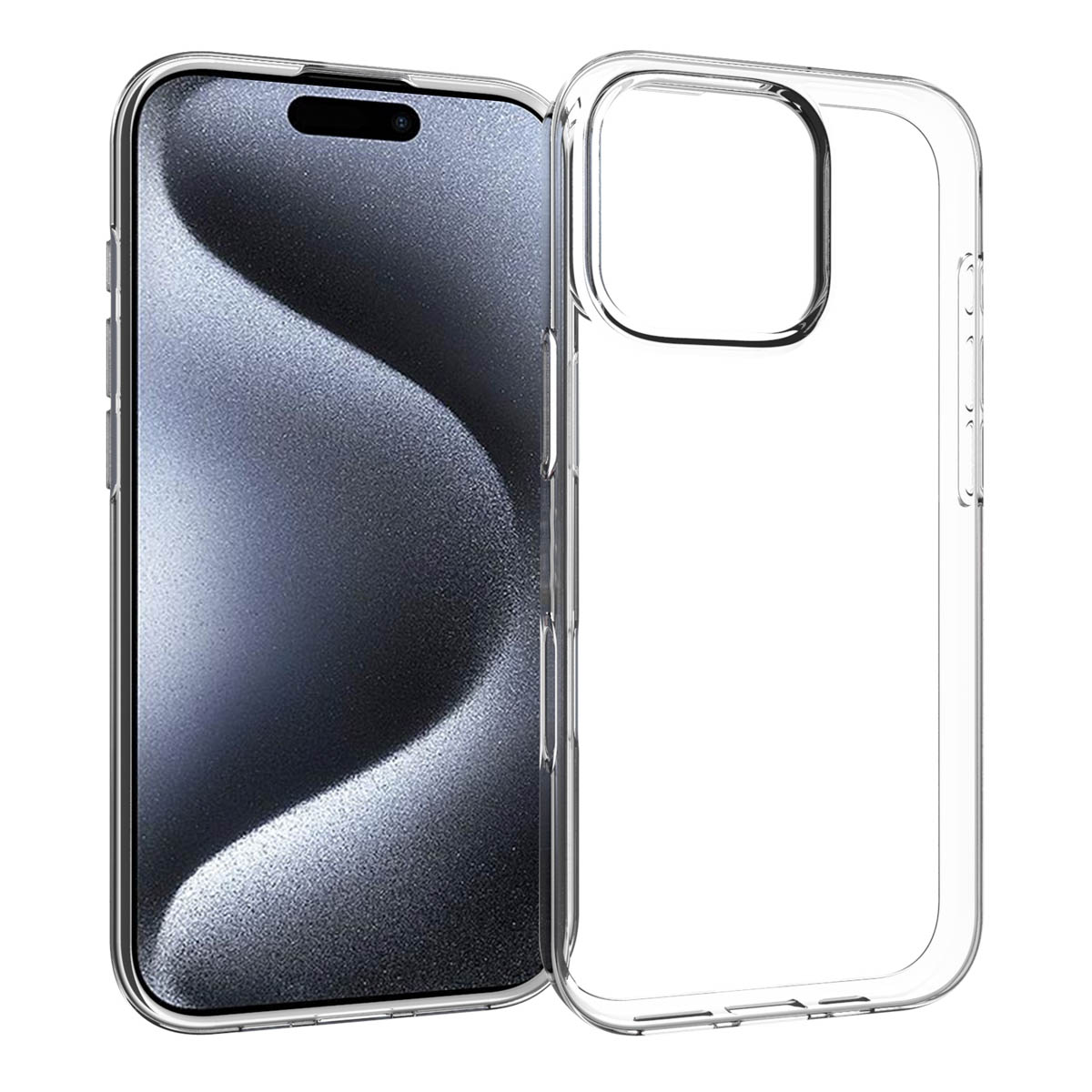 Accezz Clear Backcover Apple iPhone 16 Pro - Transparant - Afbeelding 4