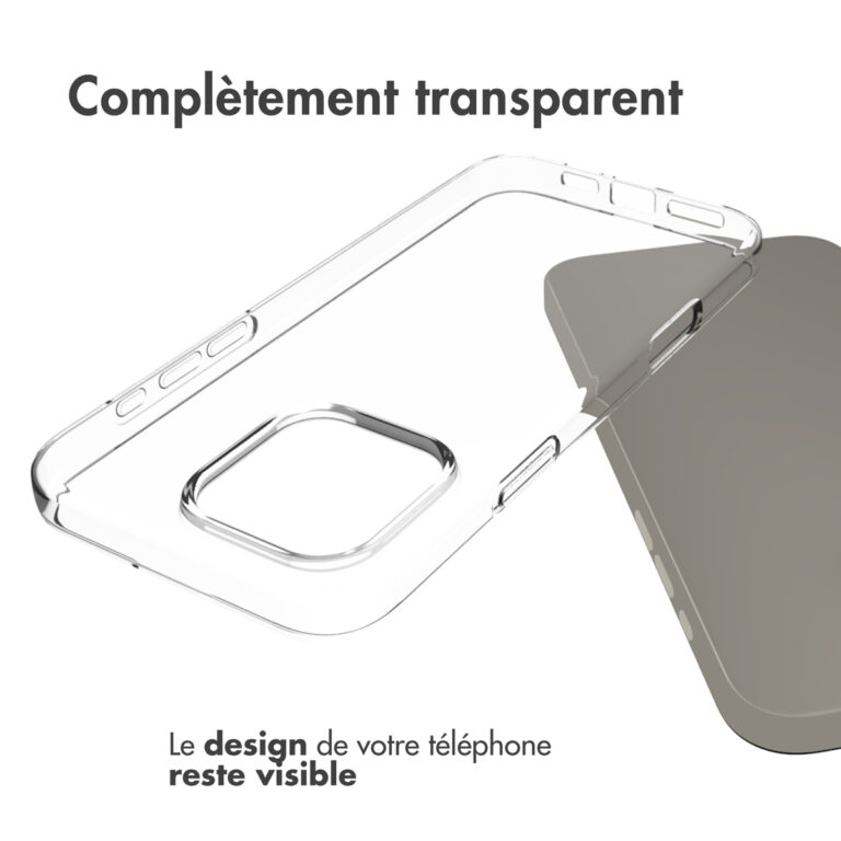 Accezz Clear Backcover Apple iPhone 16 Pro Max - Transparant - Afbeelding 9