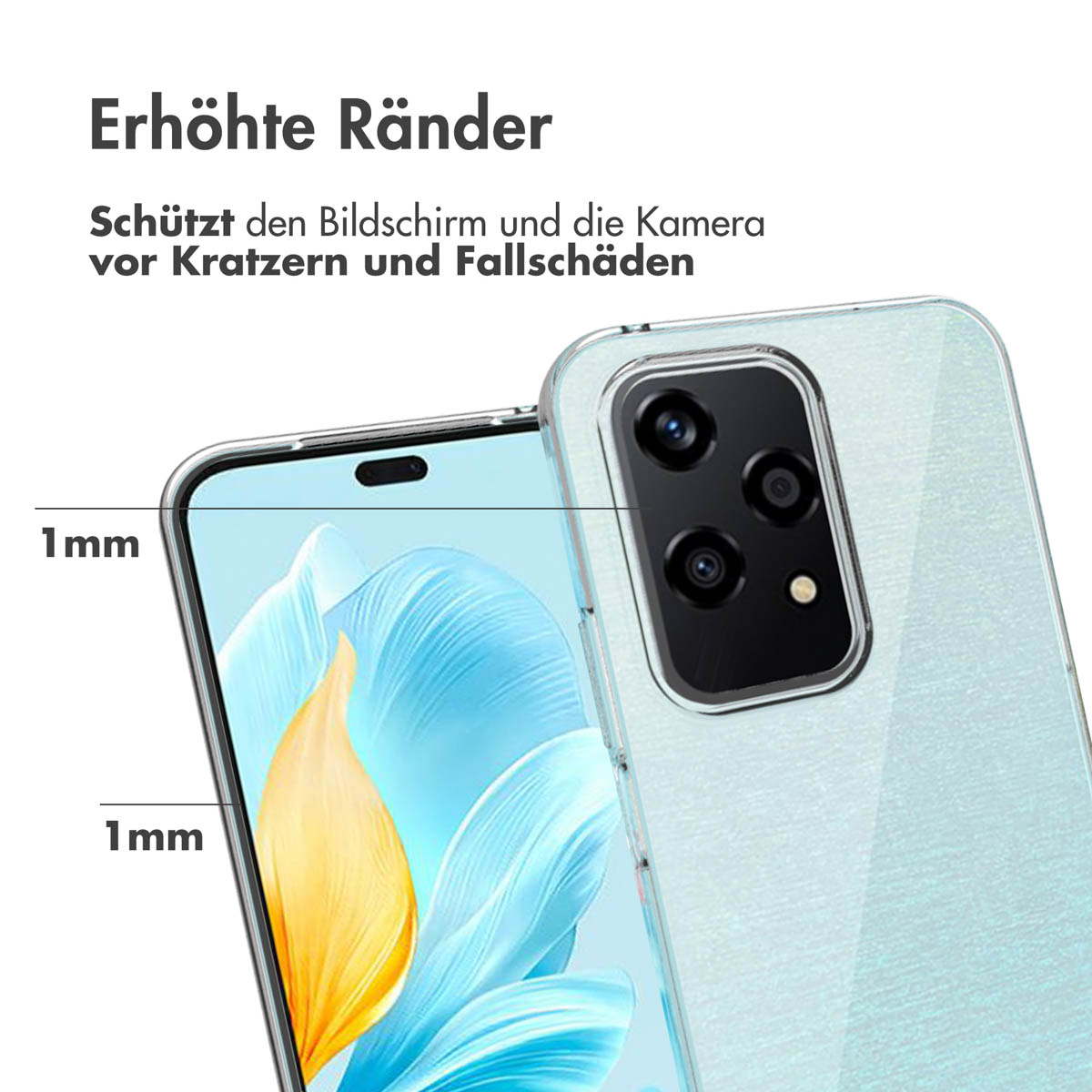 Accezz Clear Backcover Honor 200 Lite - Transparant - Afbeelding 7