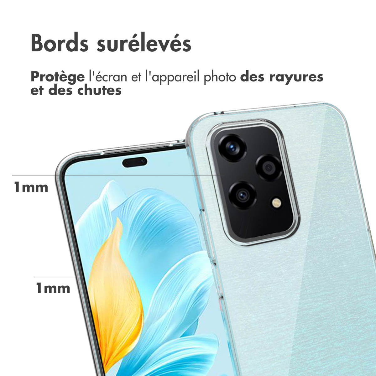 Accezz Clear Backcover Honor 200 Lite - Transparant - Afbeelding 8