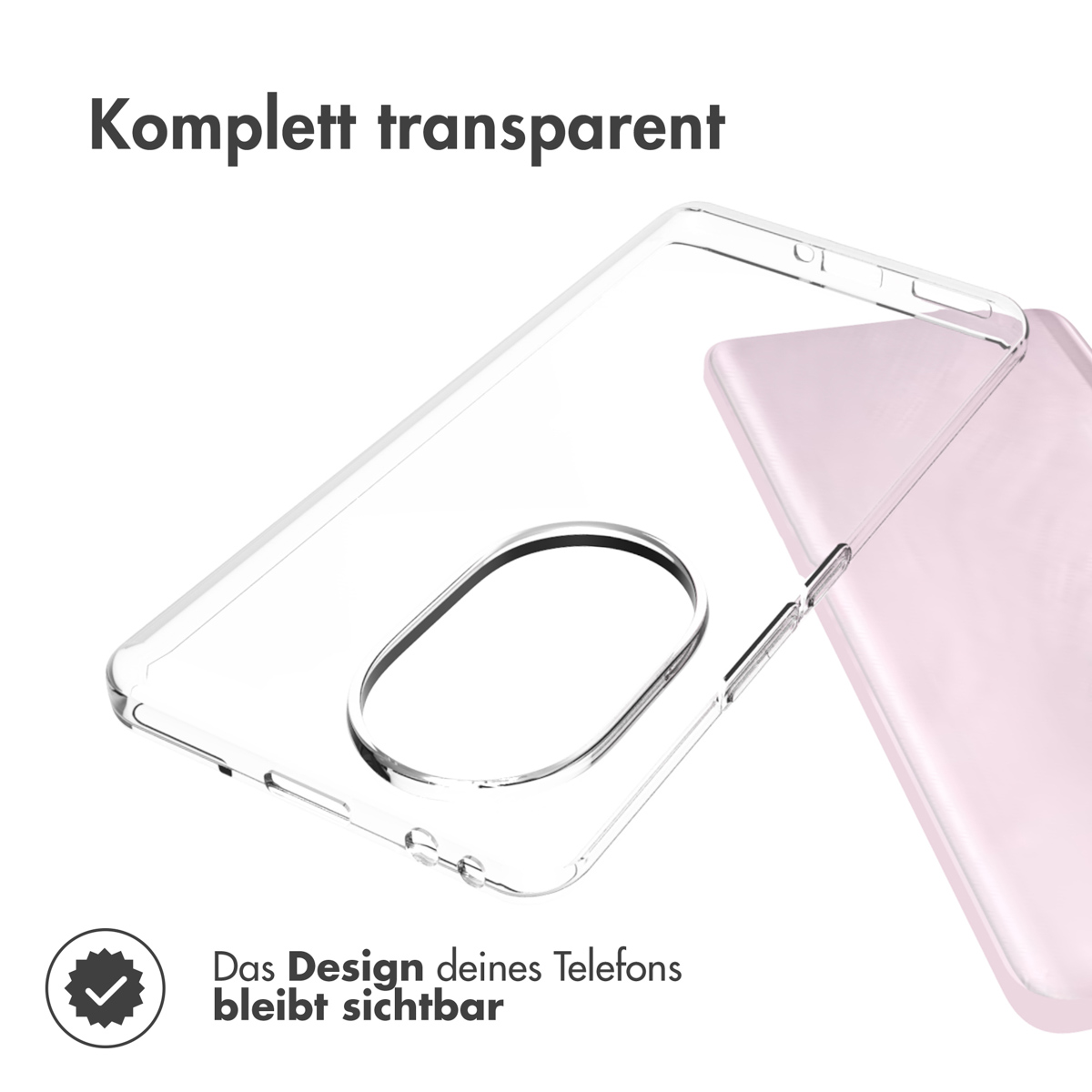Accezz Clear Backcover Honor 200 Pro - Transparant - Afbeelding 4