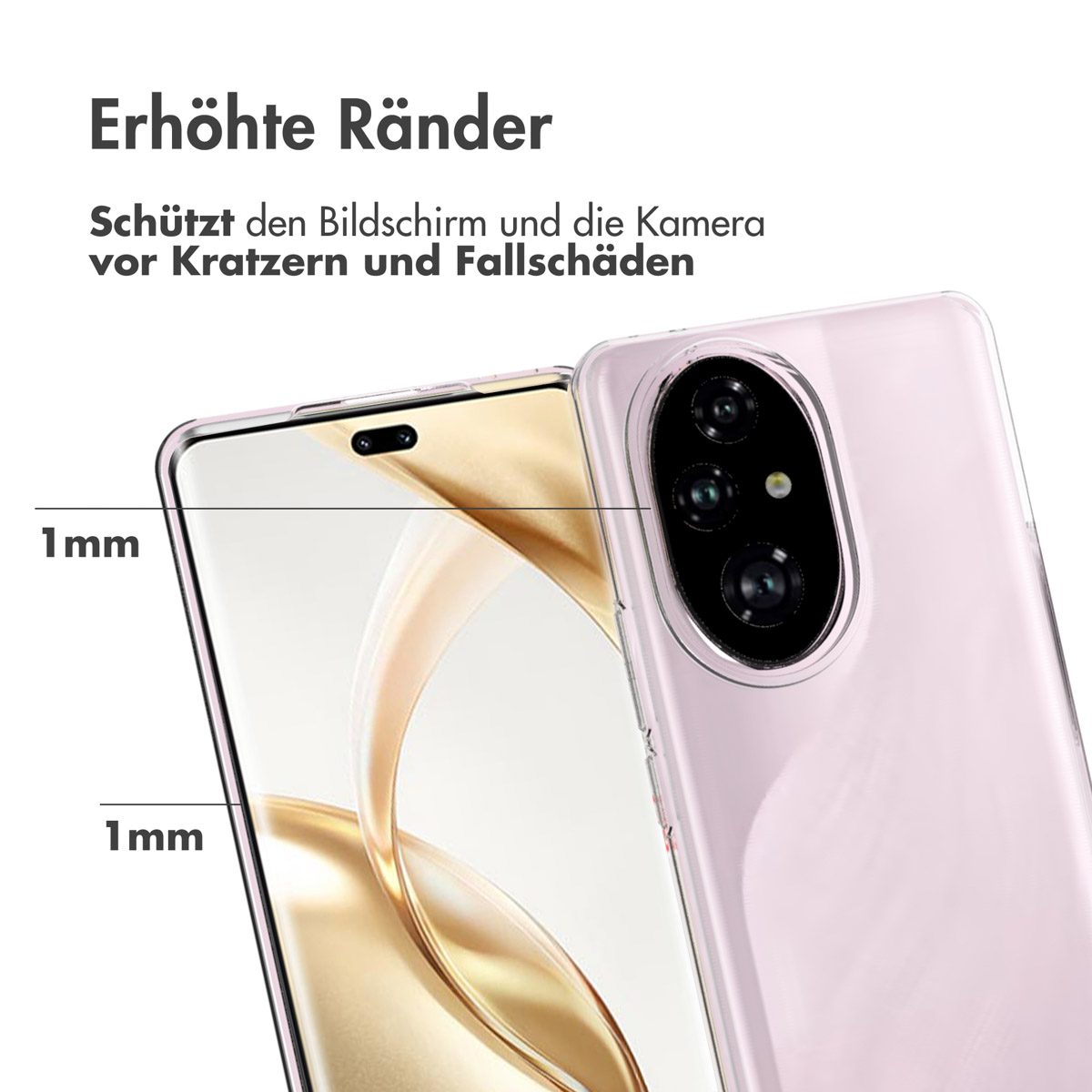 Accezz Clear Backcover Honor 200 Pro - Transparant - Afbeelding 7
