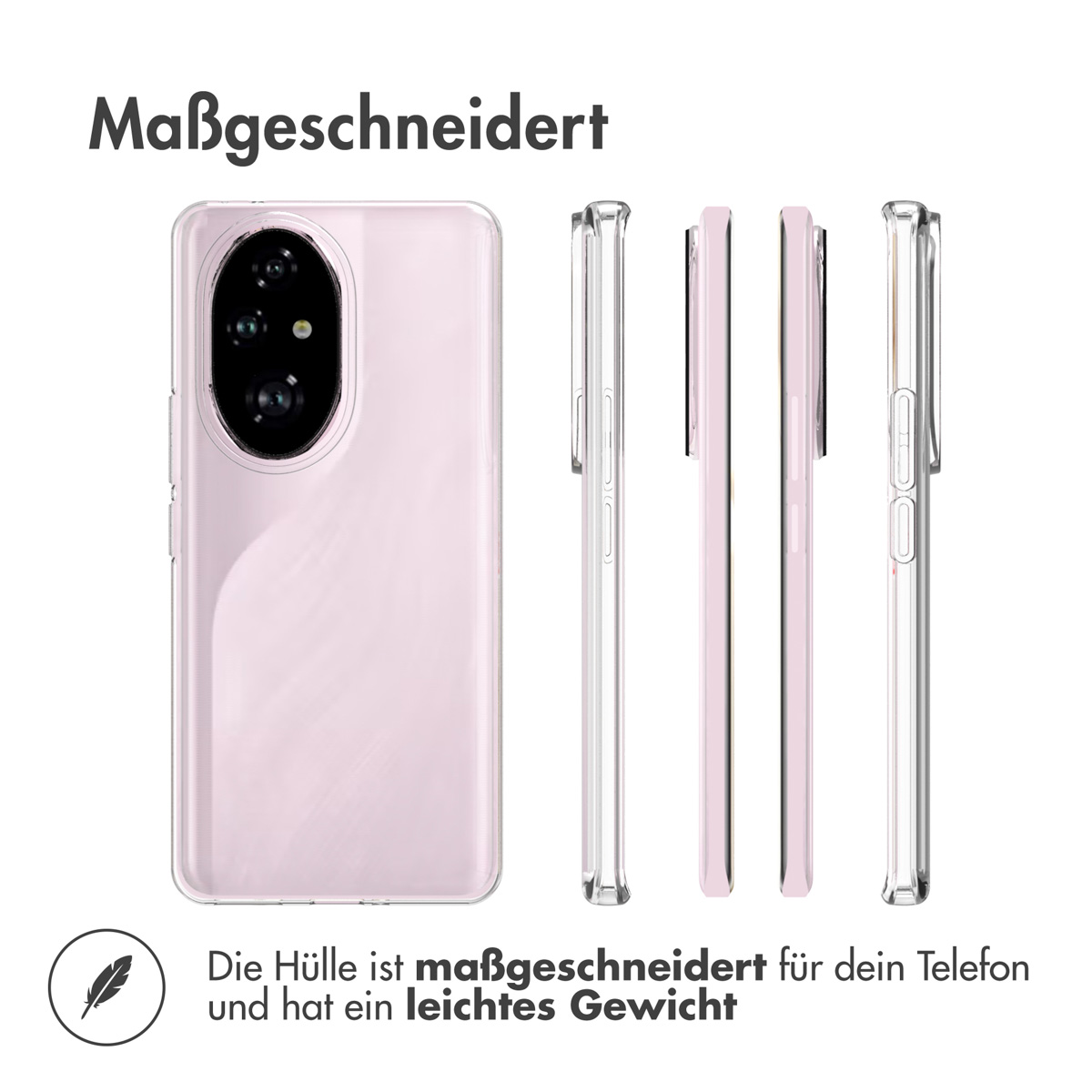 Accezz Clear Backcover Honor 200 Pro - Transparant - Afbeelding 10