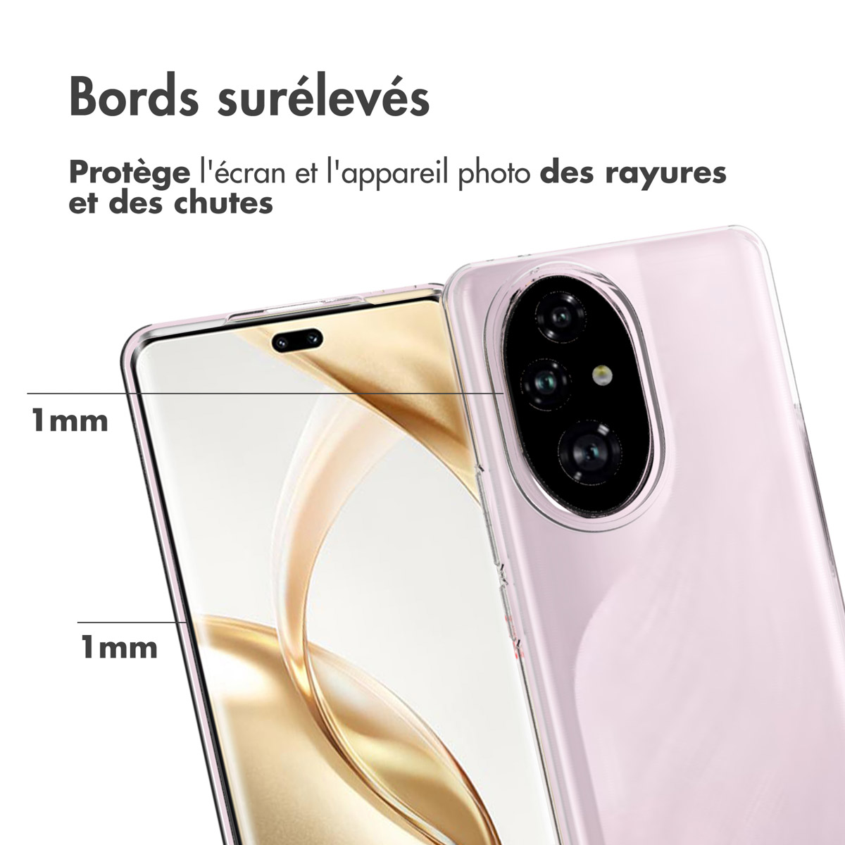 Accezz Clear Backcover Honor 200 Pro - Transparant - Afbeelding 8