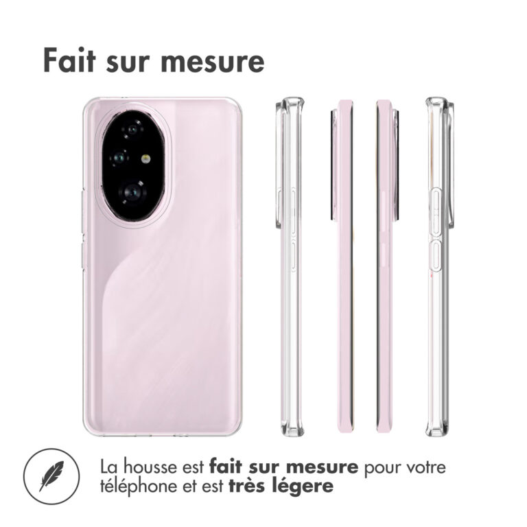 Accezz Clear Backcover Honor 200 Pro - Transparant - Afbeelding 8