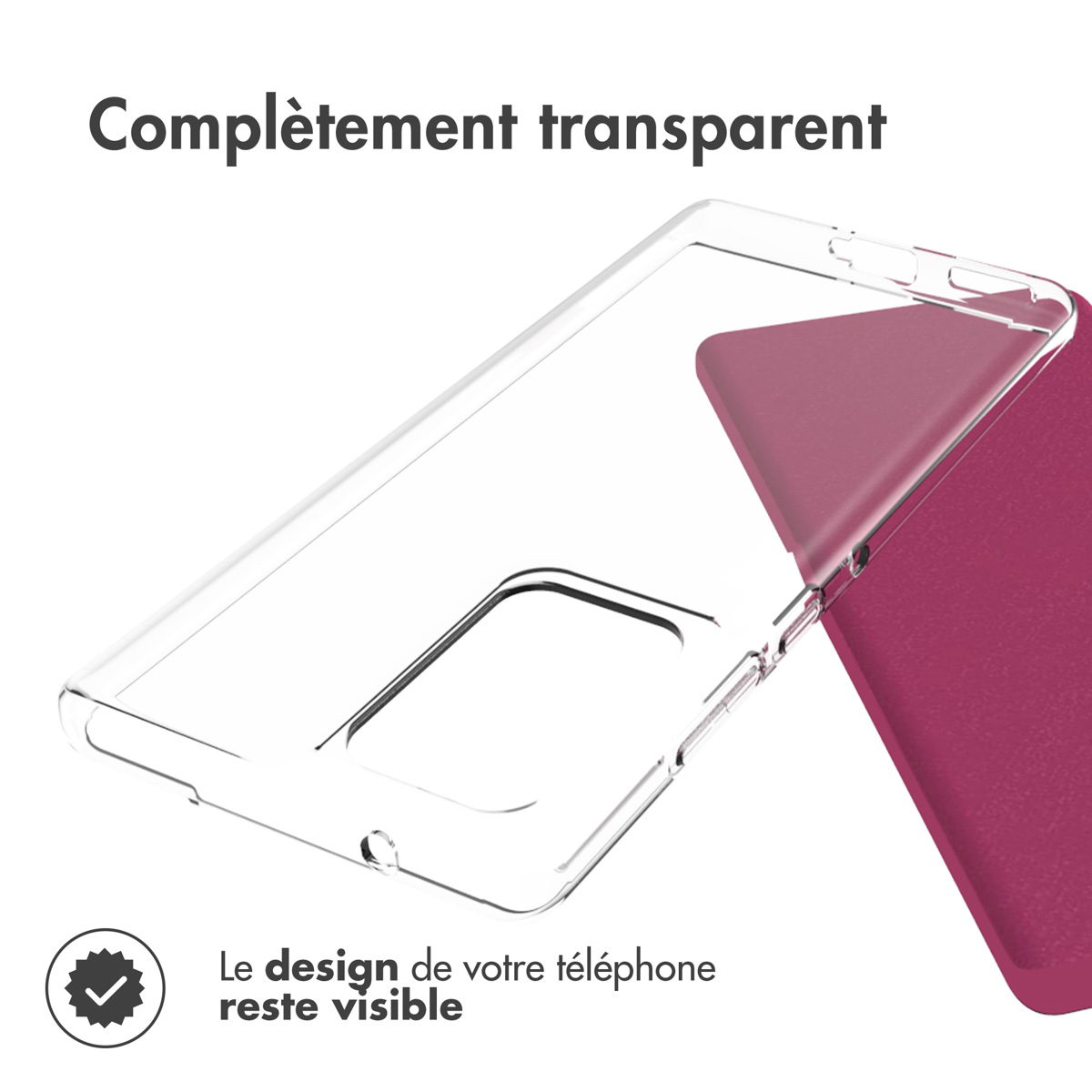 Accezz Clear Backcover Motorola Edge 50 Fusion - Transparant - Afbeelding 5
