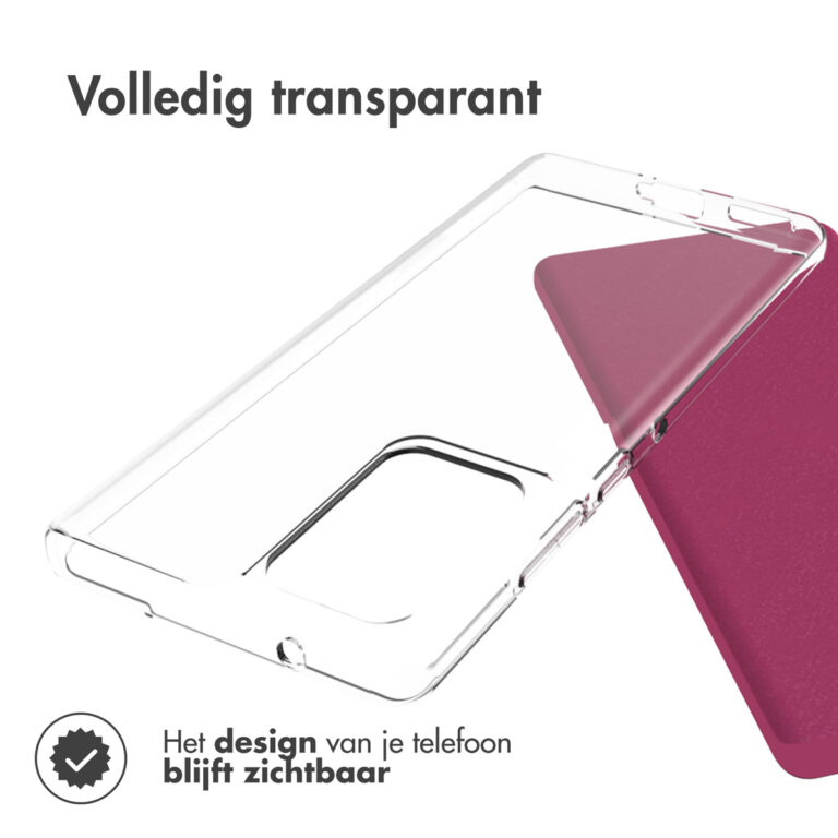 Accezz Clear Backcover Motorola Edge 50 Fusion - Transparant - Afbeelding 5