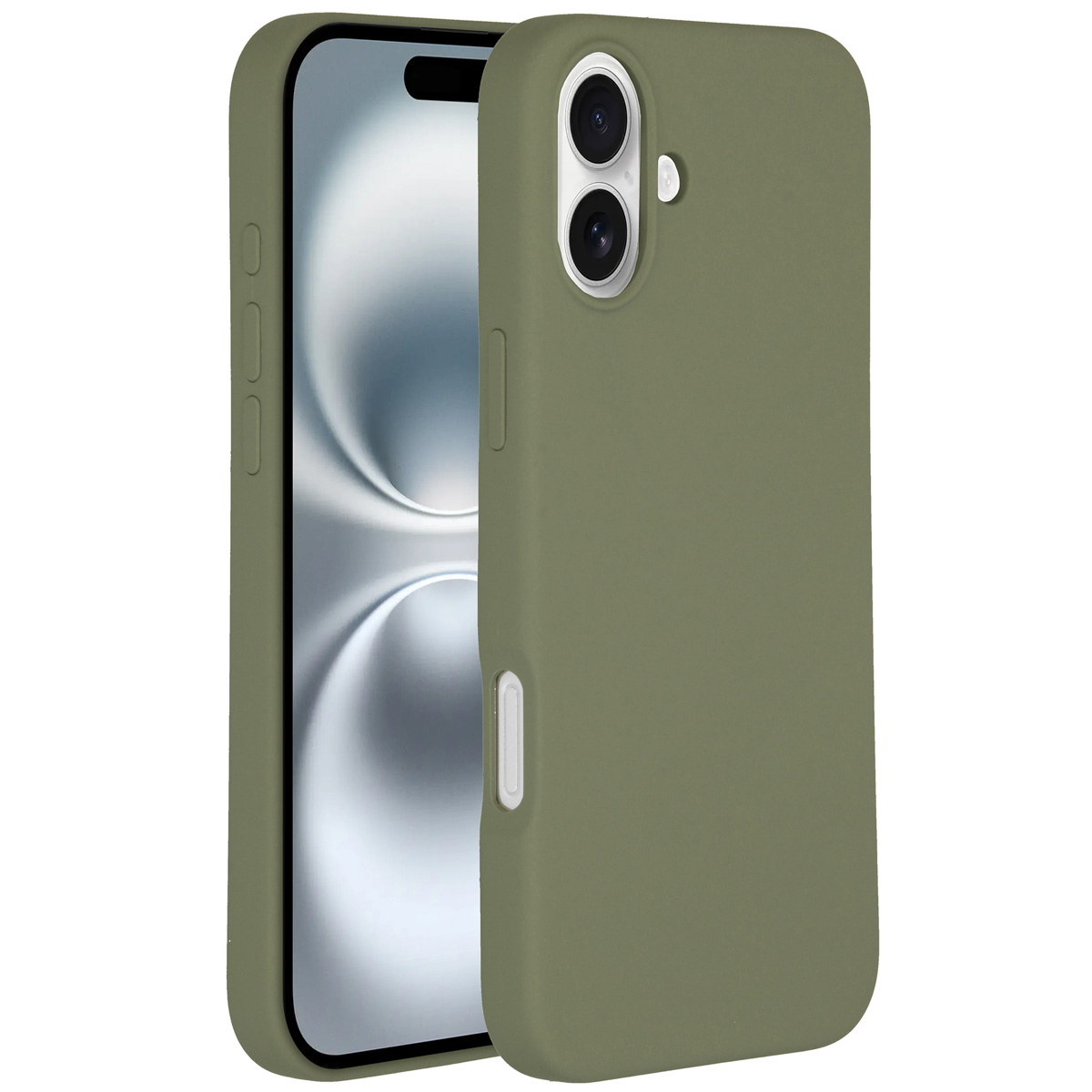 Accezz Liquid Silicone Backcover met MagSafe Apple iPhone 16 - Cooper Green - Afbeelding 4