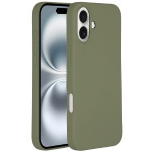 Accezz Liquid Silicone Backcover met MagSafe Apple iPhone 16 - Cooper Green