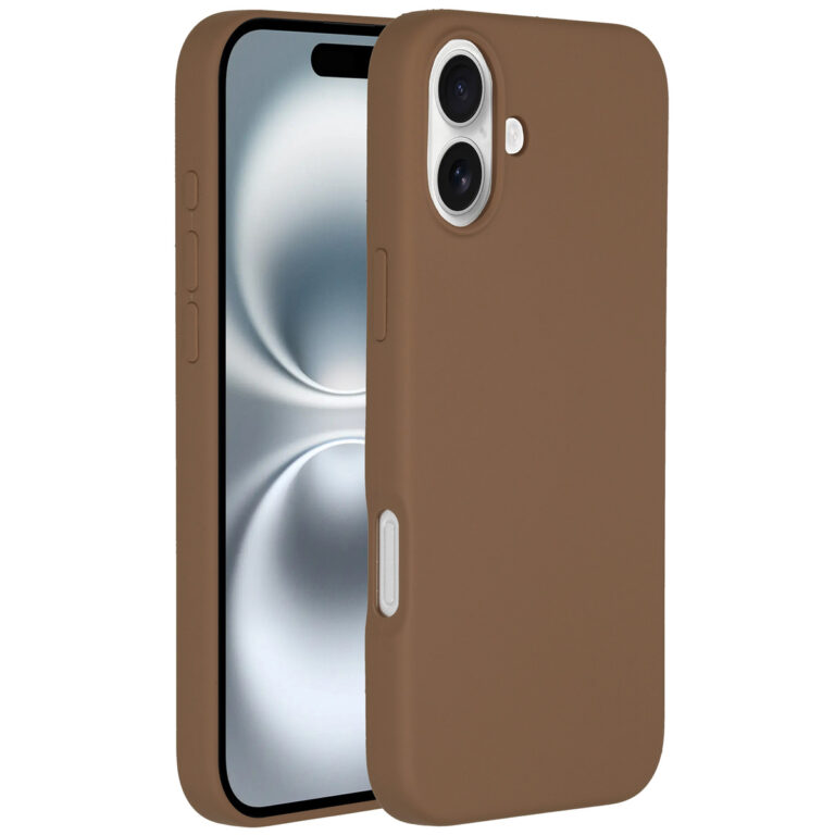 Accezz Liquid Silicone Backcover met MagSafe Apple iPhone 16 Plus - Light Brown - Afbeelding 10