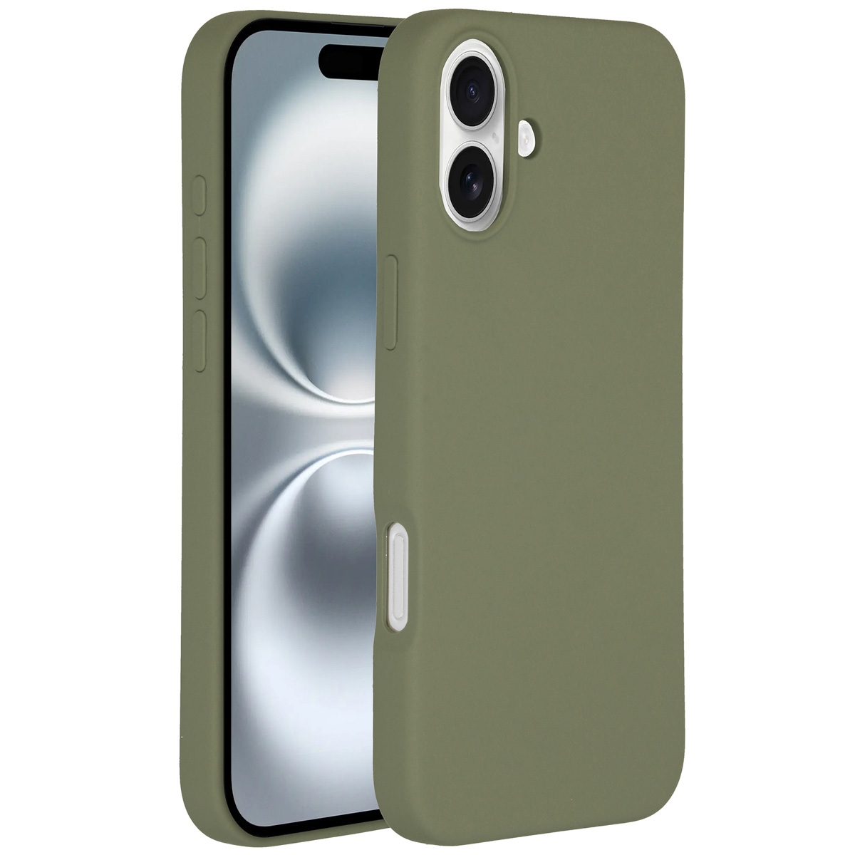 Accezz Liquid Silicone Backcover met MagSafe Apple iPhone 16 Plus - Cooper Green - Afbeelding 7
