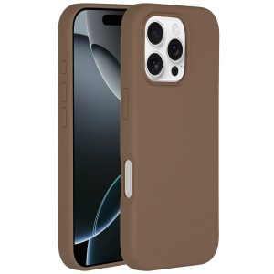 Accezz Liquid Silicone Backcover met MagSafe Apple iPhone 16 Pro - Lichtbruin