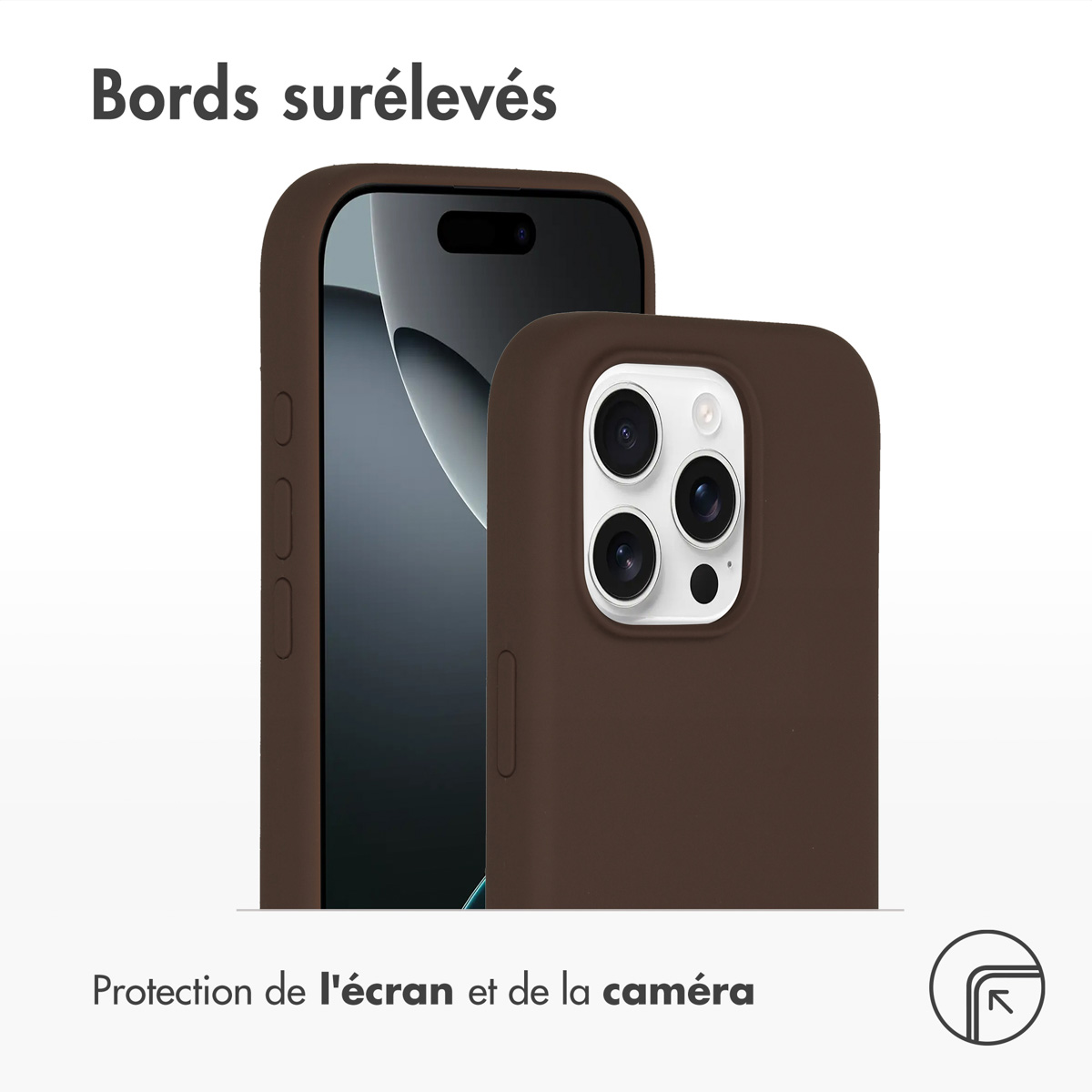 Accezz Liquid Silicone Backcover met MagSafe Apple iPhone 16 Pro - New Tea Brown - Afbeelding 5