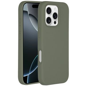 Accezz Liquid Silicone Backcover met MagSafe Apple iPhone 16 Pro Max - Cooper Green