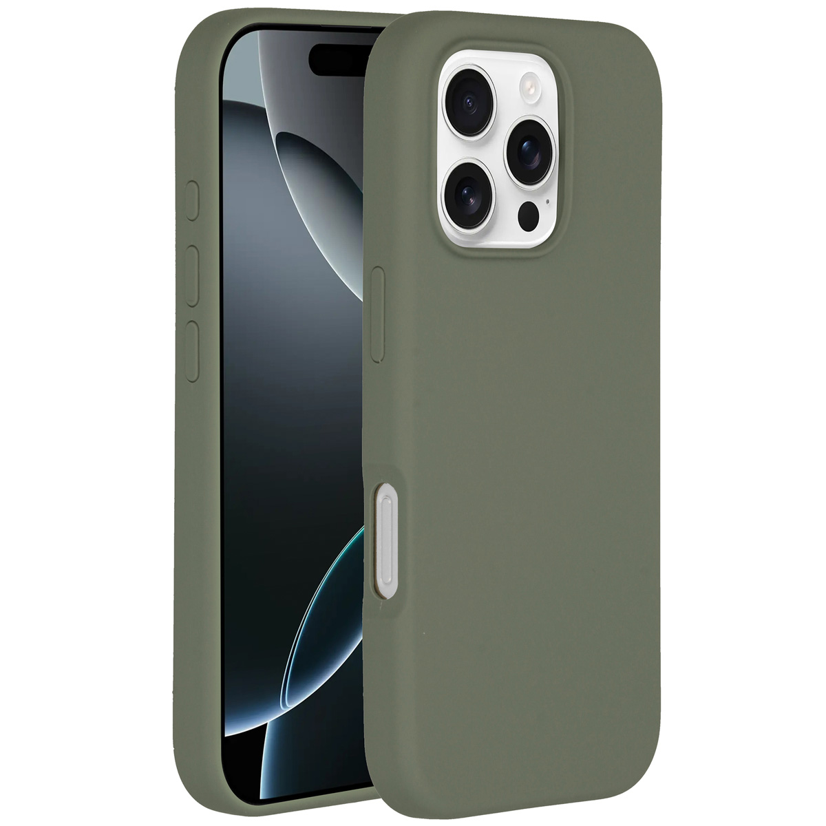 Accezz Liquid Silicone Backcover met MagSafe Apple iPhone 16 Pro Max - Cooper Green