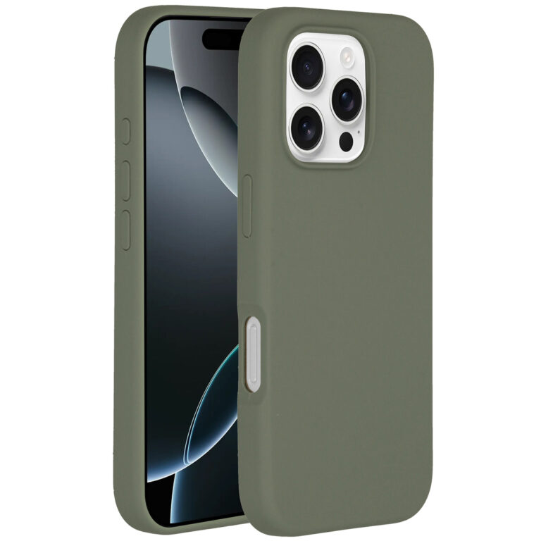 Accezz Liquid Silicone Backcover met MagSafe Apple iPhone 16 Pro Max - Cooper Green - Afbeelding 10