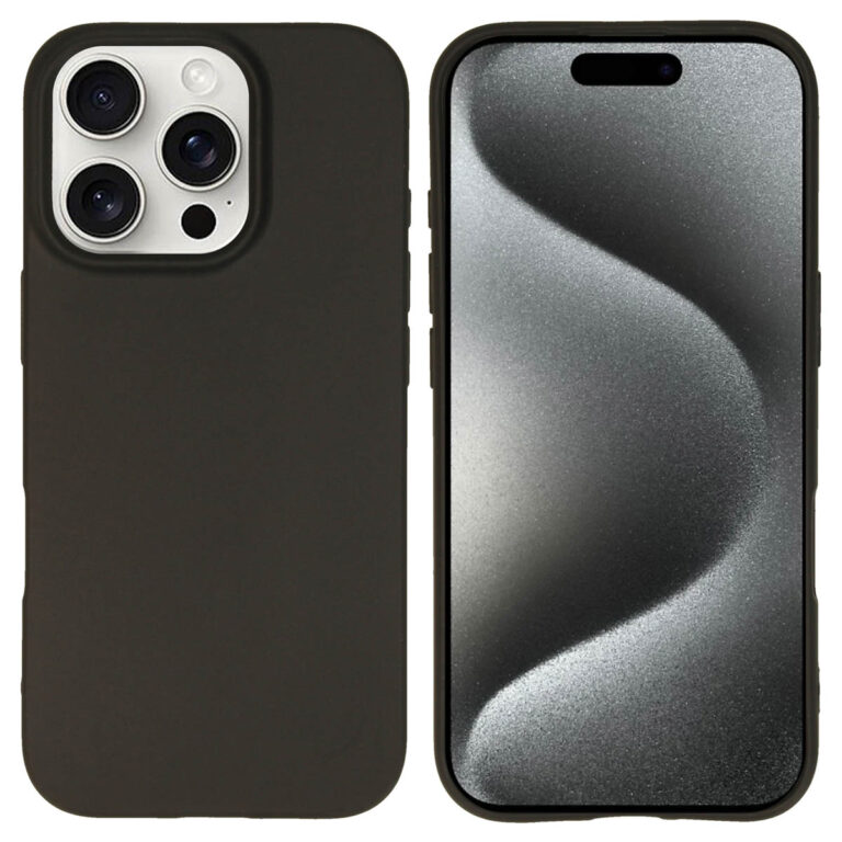Accezz Color Backcover Apple iPhone 16 Pro - Zwart - Afbeelding 10