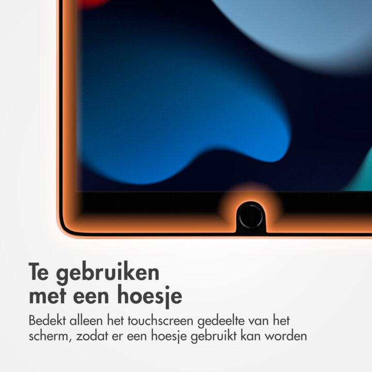 Accezz Glass screenprotector + Applicator Apple iPad 9 (2021) 10.2 inch / iPad 8 (2020) 10.2 inch / iPad 7 (2019) 10.2 inch - Afbeelding 4