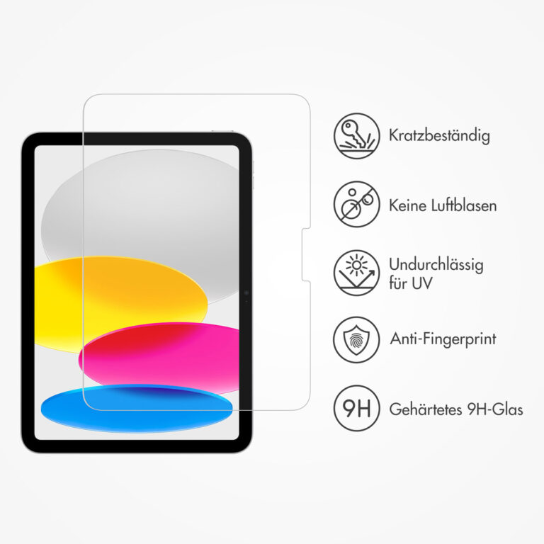 Accezz Glass screenprotector + Applicator Apple iPad 11 (2025) 11 inch / iPad 10 (2022) 10.9 inch - Afbeelding 10