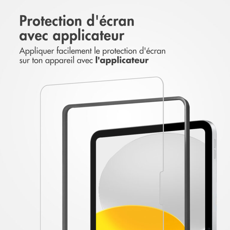Accezz Glass screenprotector + Applicator Apple iPad 11 (2025) 11 inch / iPad 10 (2022) 10.9 inch - Afbeelding 6