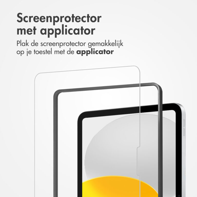 Accezz Glass screenprotector + Applicator Apple iPad 11 (2025) 11 inch / iPad 10 (2022) 10.9 inch - Afbeelding 2