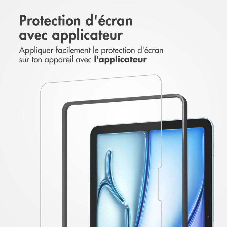 Accezz Glass screenprotector + Applicator Apple iPad Air 11 inch (2025) M3 / (2024) M2 - Afbeelding 6
