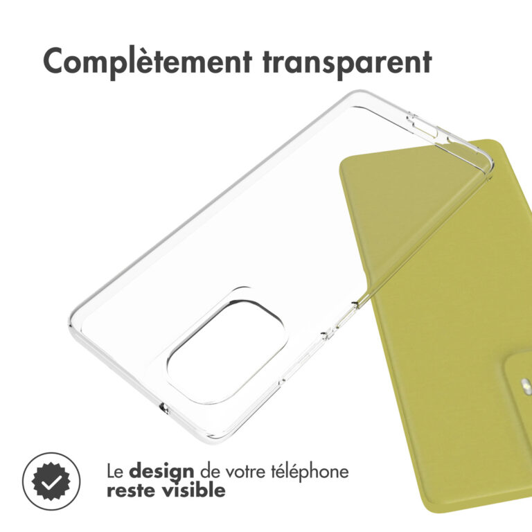 Accezz Clear Backcover Motorola Moto G85 - Transparant - Afbeelding 9