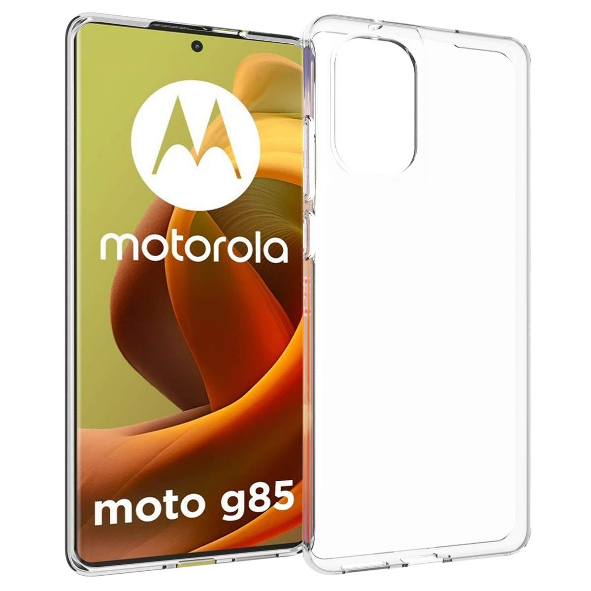 Accezz Clear Backcover Motorola Moto G85 - Transparant - Afbeelding 3