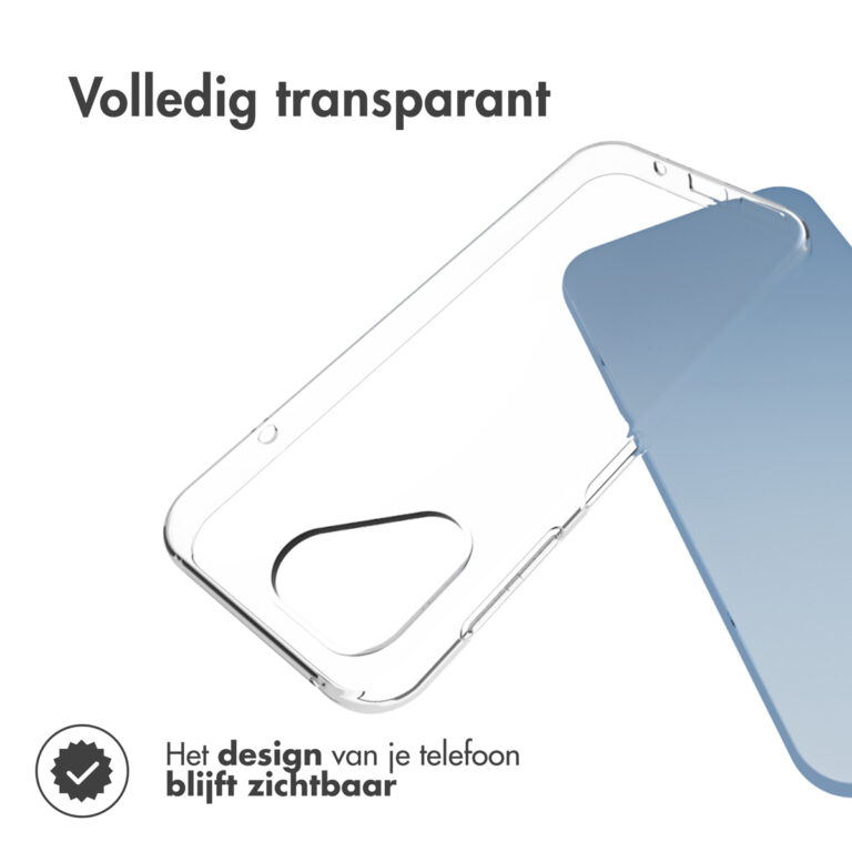 Accezz Clear Backcover Fairphone 5 - Transparant - Afbeelding 5