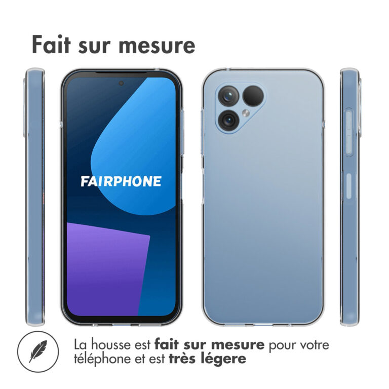 Accezz Clear Backcover Fairphone 5 - Transparant - Afbeelding 7