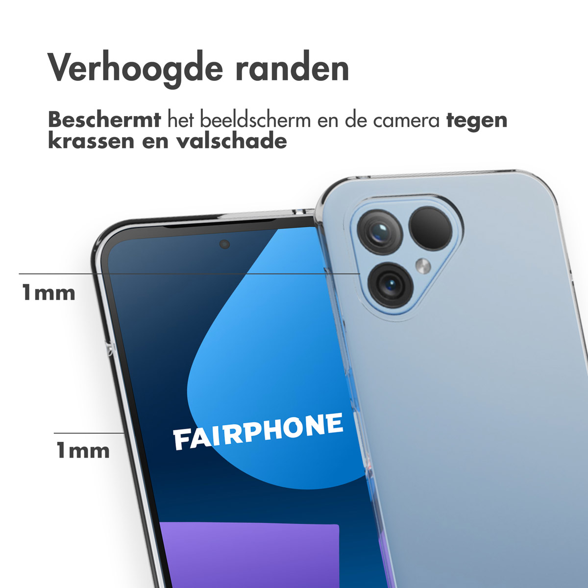 Accezz Clear Backcover Fairphone 5 - Transparant - Afbeelding 9