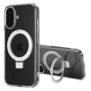 Accezz Ring Stand Backcover met MagSafe Apple iPhone 16 - Transparant