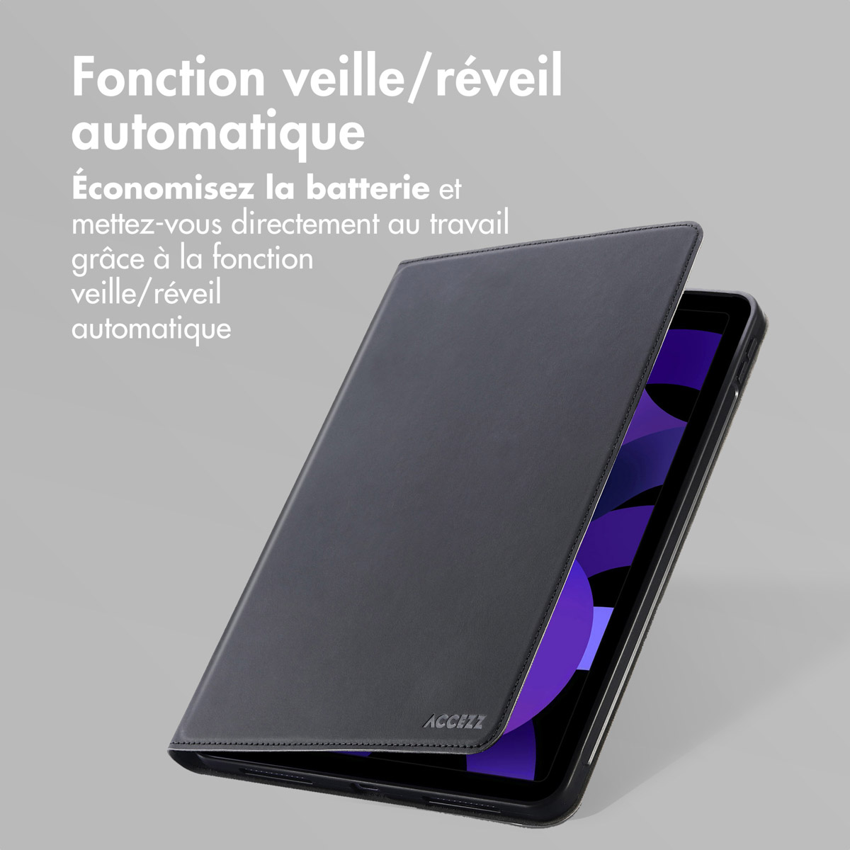 Accezz Classic Tablet Case Apple iPad 11 (2025) 11 inch A16 / iPad 10 (2022) 10.9 inch - Zwart - Afbeelding 9