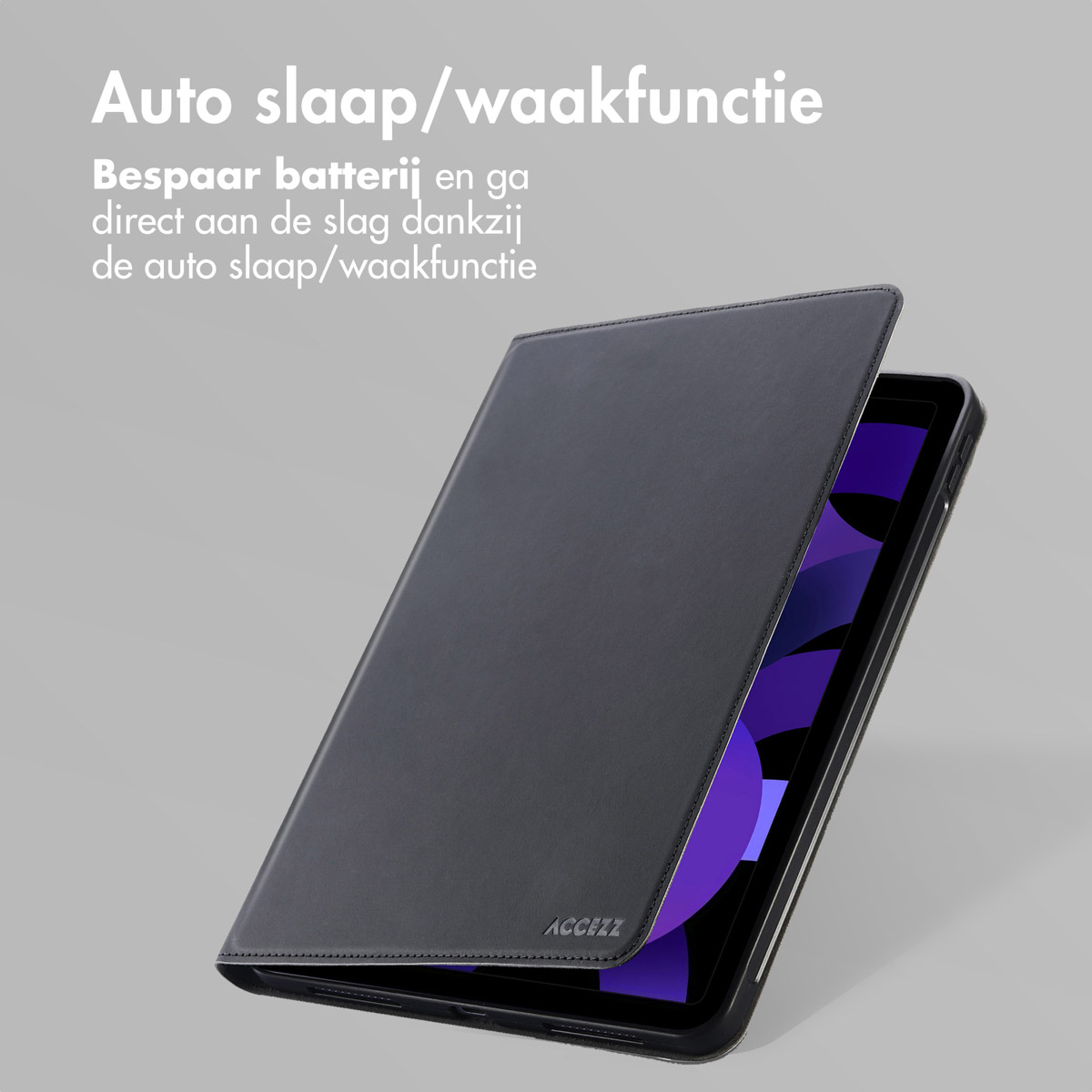 Accezz Classic Tablet Case Apple iPad 11 (2025) 11 inch A16 / iPad 10 (2022) 10.9 inch - Zwart - Afbeelding 7