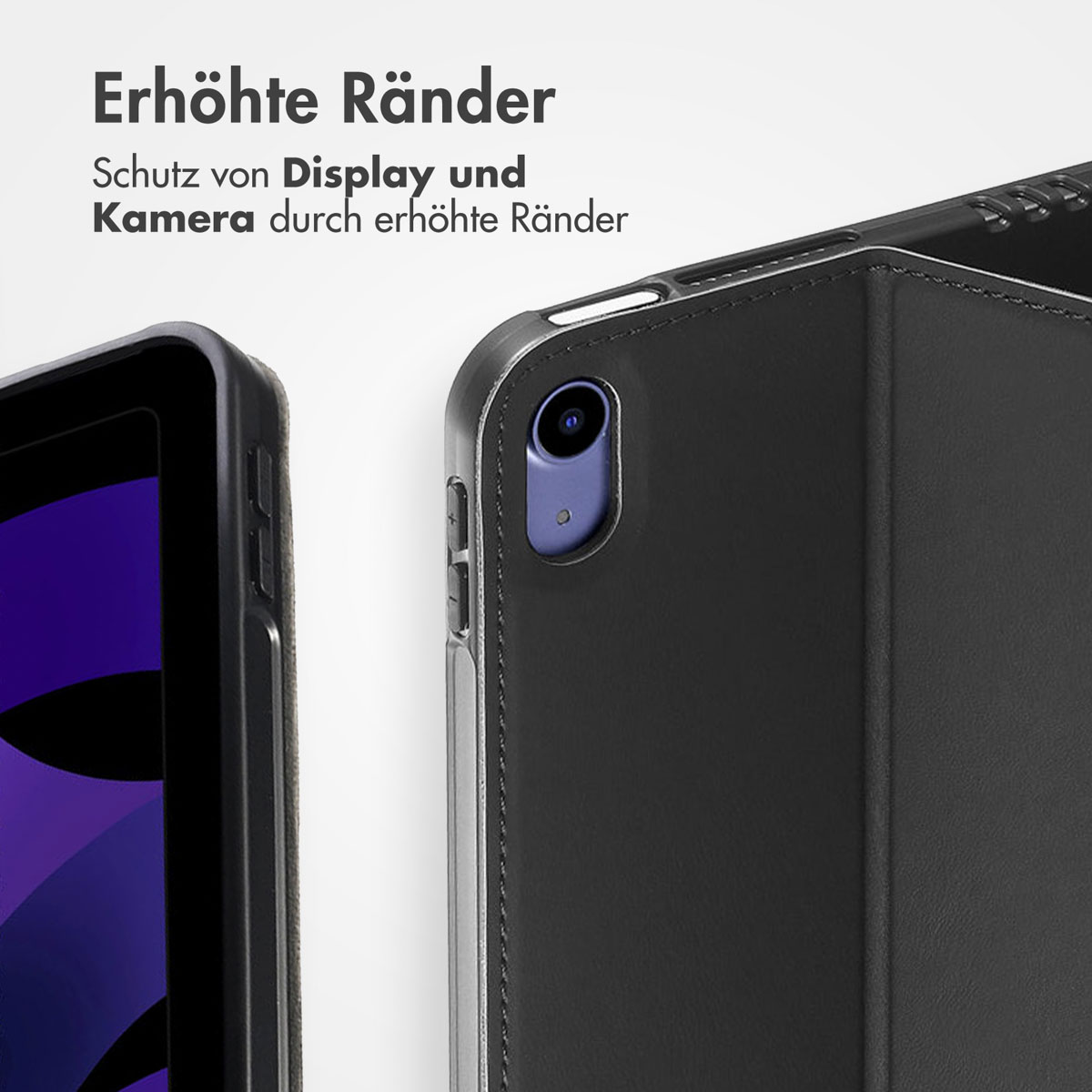 Accezz Classic Tablet Case Apple iPad 11 (2025) 11 inch A16 / iPad 10 (2022) 10.9 inch - Zwart - Afbeelding 10