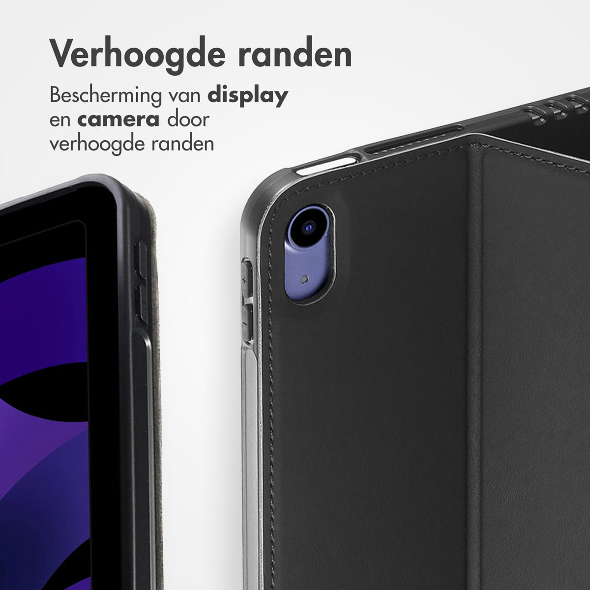 Accezz Classic Tablet Case Apple iPad 11 (2025) 11 inch A16 / iPad 10 (2022) 10.9 inch - Zwart - Afbeelding 10