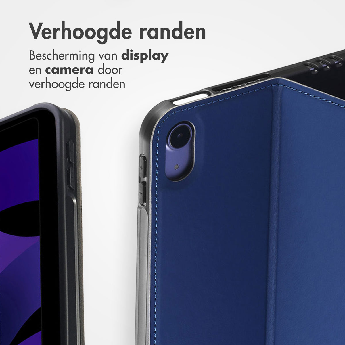 Accezz Classic Tablet Case Apple iPad 11 (2025) 11 inch A16 / iPad 10 (2022) 10.9 inch - Donkerblauw - Afbeelding 8