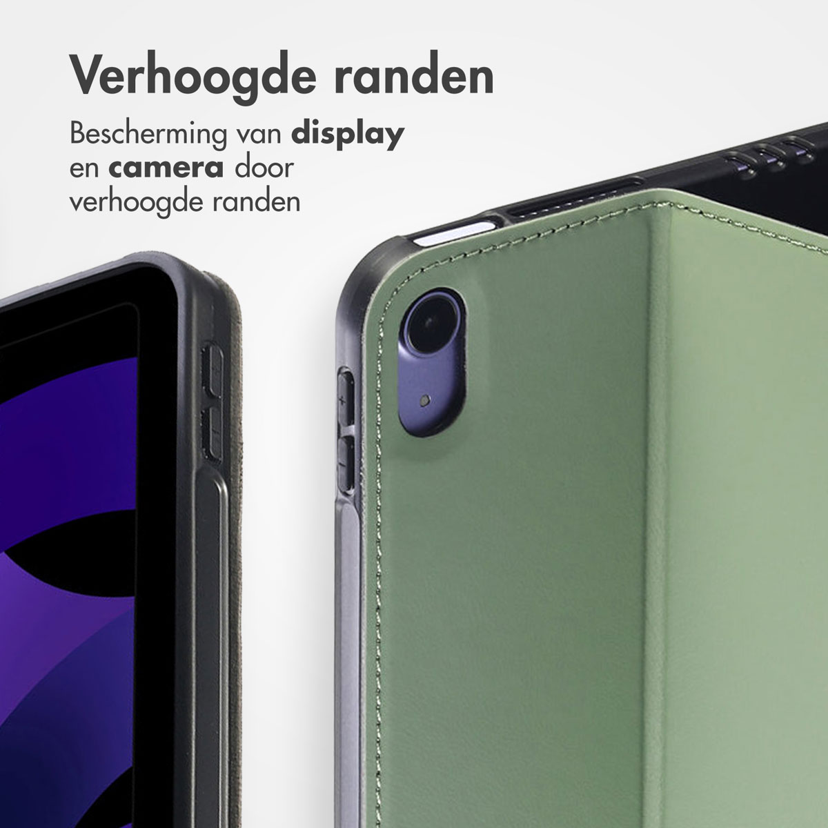 Accezz Classic Tablet Case Apple iPad 11 (2025) 11 inch A16 / iPad 10 (2022) 10.9 inch - Groen - Afbeelding 7