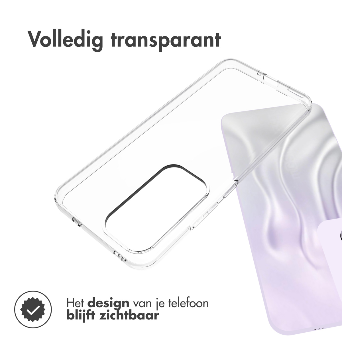 Accezz Clear Backcover Oppo Reno 12 Pro - Transparant - Afbeelding 6