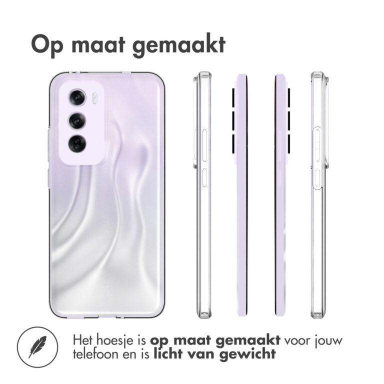 Accezz Clear Backcover Oppo Reno 12 Pro - Transparant - Afbeelding 3
