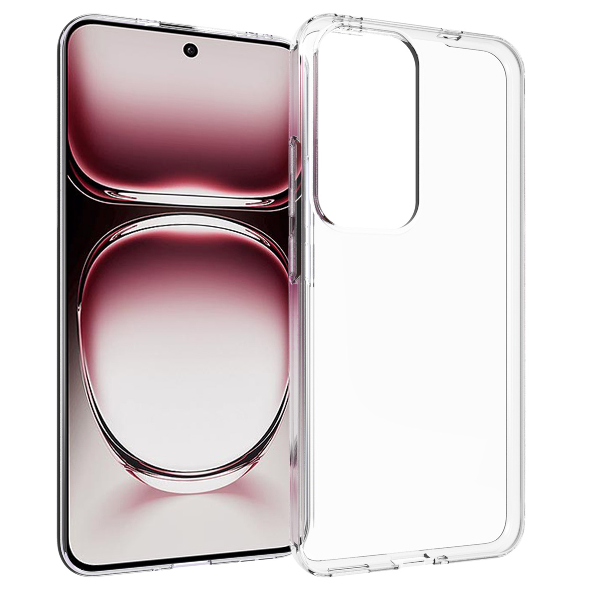 Accezz Clear Backcover Oppo Reno 12 Pro - Transparant - Afbeelding 2