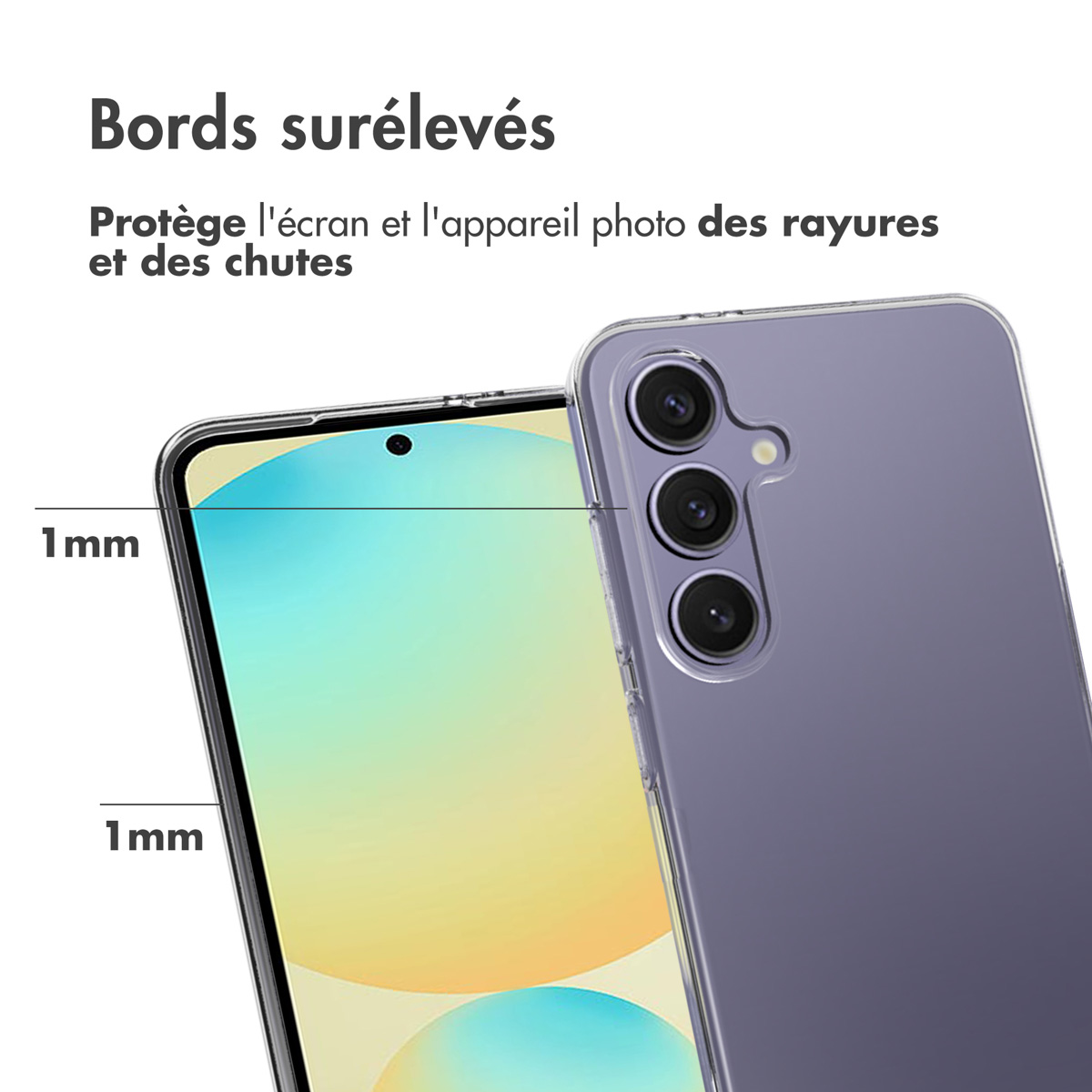 Accezz Clear Backcover Samsung Galaxy S24 FE - Transparant - Afbeelding 8