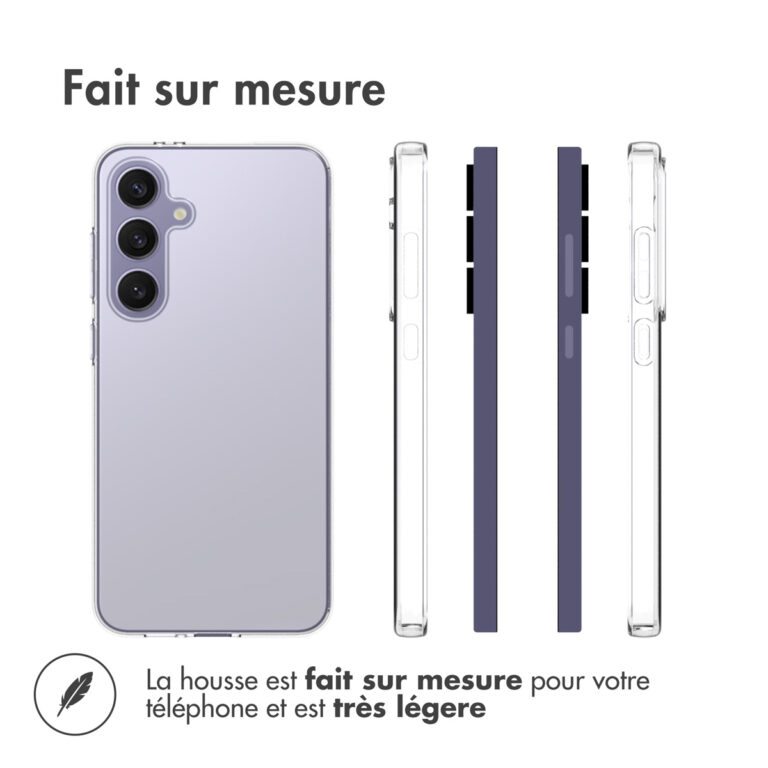 Accezz Clear Backcover Samsung Galaxy S24 FE - Transparant - Afbeelding 8