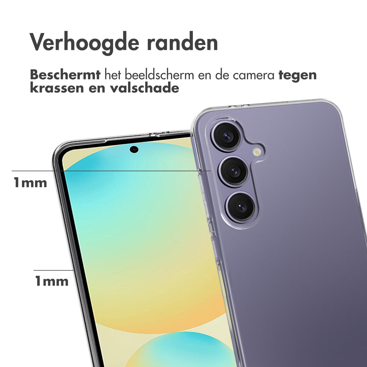 Accezz Clear Backcover Samsung Galaxy S24 FE - Transparant - Afbeelding 9