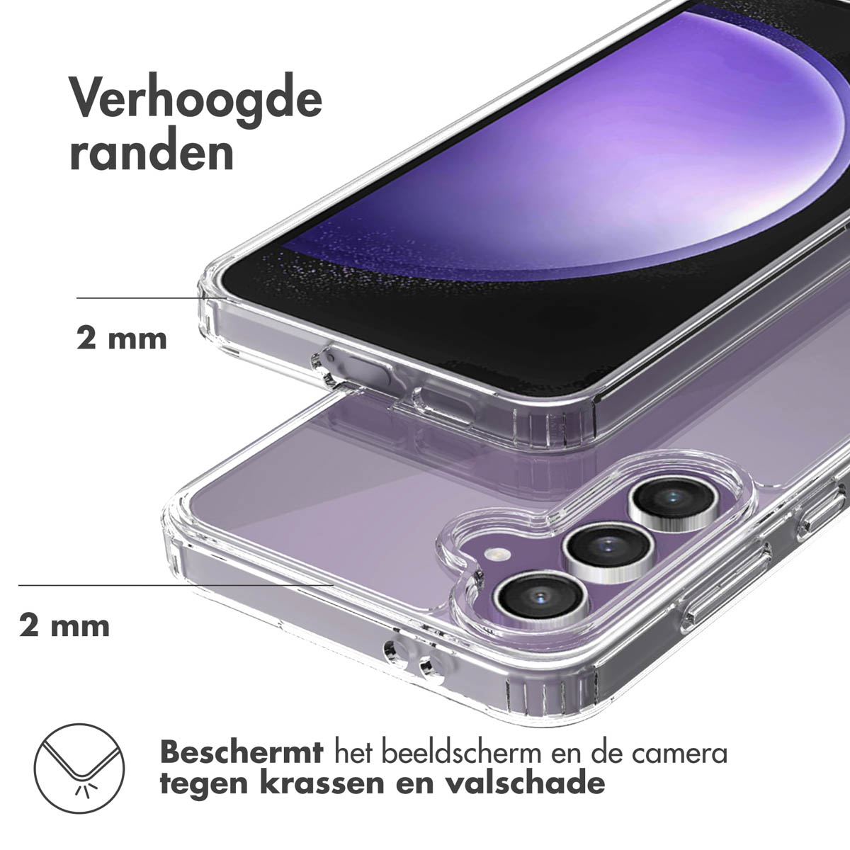 Accezz Xtreme Impact Backcover Samsung Galaxy S24 FE - Transparant - Afbeelding 7